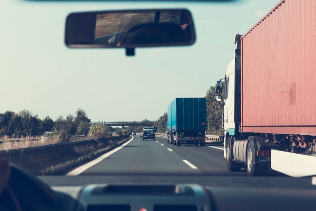 Sharing the road with Trucks safely