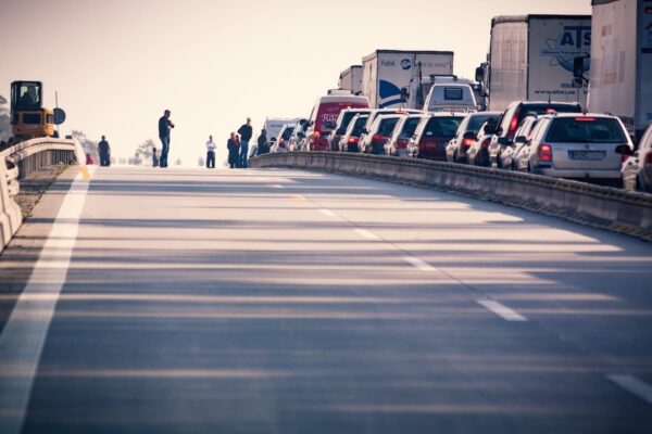 Multi-Vehicle Accident Car Pile-Up