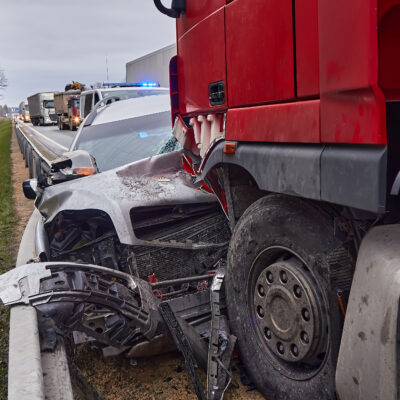 semi-truck and car collision - Saladino & Schaaf truck accident lawyers in Paducah, KY