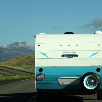 View of a camper driving down the road - Saladino & Schaaf, Kentucky accident attorneys