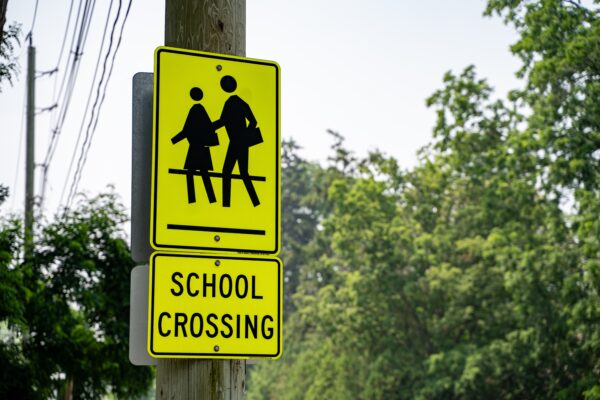 Pedestrian accident attorney reviewing a school-zone crosswalk collision in Kentucky
